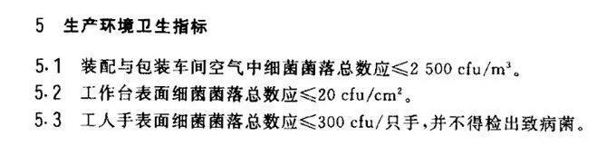 《GB 15979-2002 一次性使用衛(wèi)生用品衛(wèi)生標(biāo)準(zhǔn)》要求